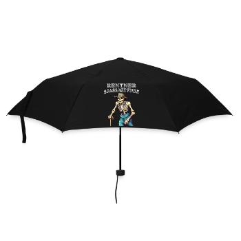 PENSIONER FUN WITH AN END - Umbrella (small) - black - Front