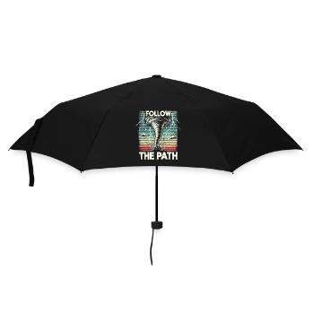 Découvrez le monde fascinant de la chasse aux tornades - Parapluie standard - noir - Devant