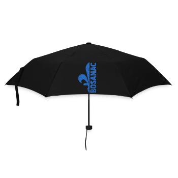 Bosnia Flag Bosna Shirt – Perfect Bosnian - Umbrella (small) - black - Front