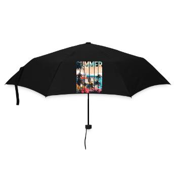 Croatie Croatie Hrvatska voyage été opatija - Parapluie standard - noir - Devant