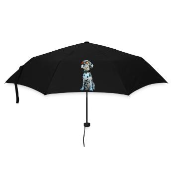 Dalmatian Dog Lover I Love Dalmatians - Umbrella (small) - black - Front