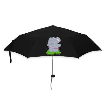 Elephant Fitness Hoop Workout Gymnastics - Umbrella (small) - black - Front