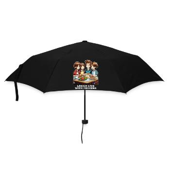 FREUNDE LAUGH EN DIRECT AVEC DES AMIS - Parapluie standard - noir - Devant