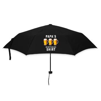PAPA ́S Chemise de buveur de bière - Parapluie standard - noir - Devant
