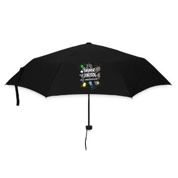 Biologie Lehrerin aus Leidenschaft Biolehrerin - Regenschirm (klein) - Schwarz - Vorne