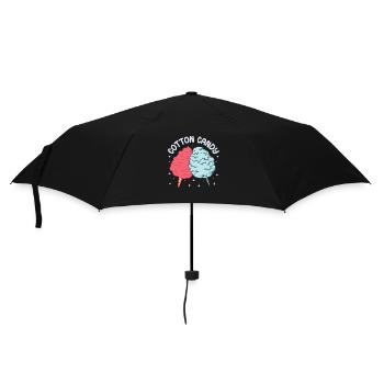Cotton Candy Funny Cotton Candy Gift - Umbrella (small) - black - Front