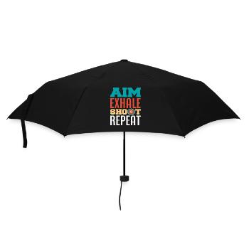 Archery Aiming Breathing Archery - Umbrella (small) - black - Front