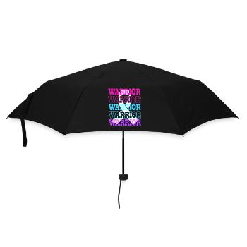 Schilddrüsenkrebs Krebs Schilddrüse - Regenschirm (klein) - Schwarz - Vorne