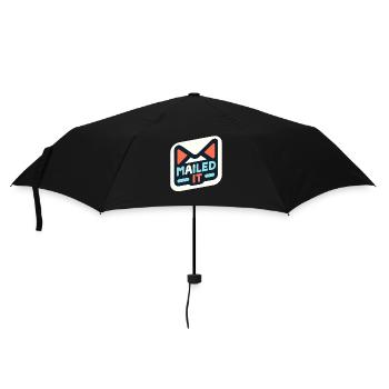Verschickt - Regenschirm (klein) - Schwarz - Vorne