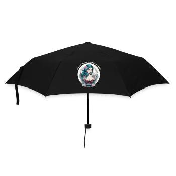 IN A SEA FULL OF FISH BE A MERMAID - Umbrella (small) - black - Front