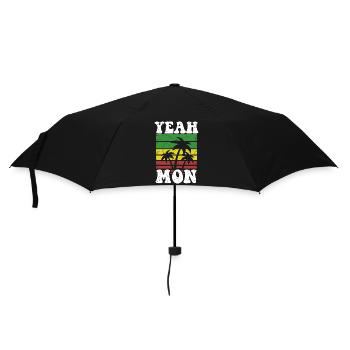 oui Lun Jamaïcain Vintage Coucher de soleil Jamaïque Vacances - Parapluie standard - noir - Devant