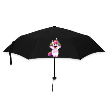 Unicorn Christmas Christmas Hat - Umbrella (small) - black - Front