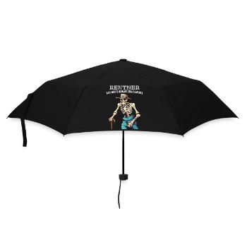 RENTNER DAS BESTE KOMMT ZUM SCHLUSS - Regenschirm (klein) - Schwarz - Vorne