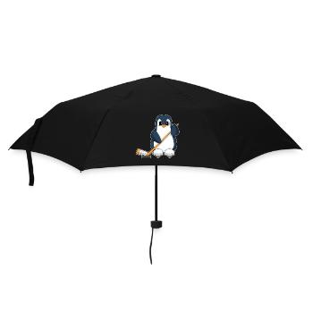 Pinguin Eishockey Eishockeyschläger - Regenschirm (klein) - Schwarz - Vorne