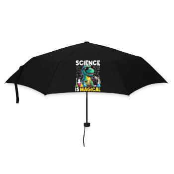 La science est magique dinosaure T-rex chimiste drôle - Parapluie standard - noir - Devant