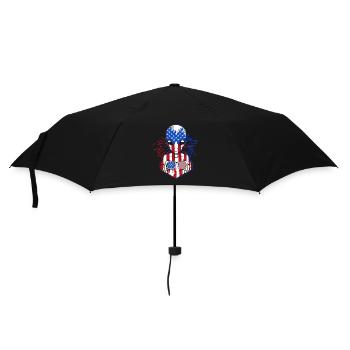 Fourth of July National Colors National Day United States - Umbrella (small) - black - Front