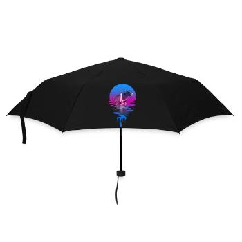 Coucher de soleil Maigre Cochon - Parapluie standard - noir - Devant