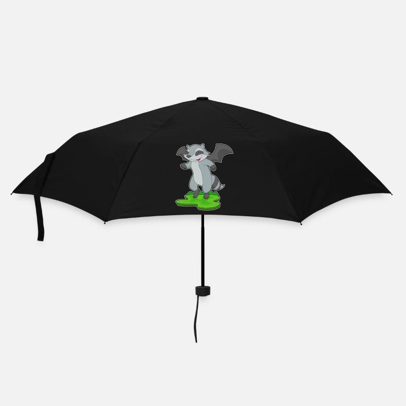 raton laveur Halloween vampire - Parapluie standard - noir