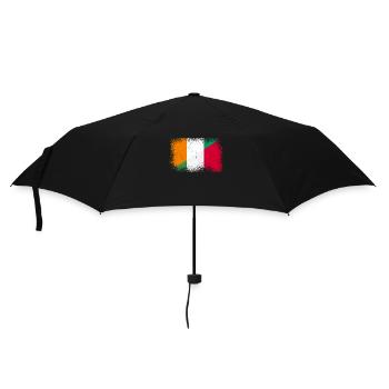 Elfenbeinküste Italien - Regenschirm (klein) - Schwarz - Vorne