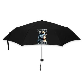 Husky Mommy Mom Mother's Day Mistress Siberian Husky - Umbrella (small) - black - Front
