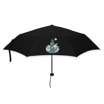 maritime lighthouse lighthouses seagull - Umbrella (small) - black - Front