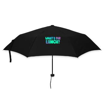 What's For Lunch? - Umbrella (small) - black - Front