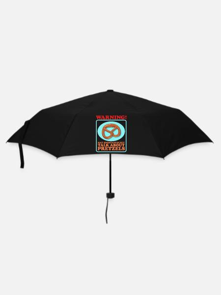 Bretzel Bretzels Cadeau d’amoureux des bretzels - Parapluie standard - noir