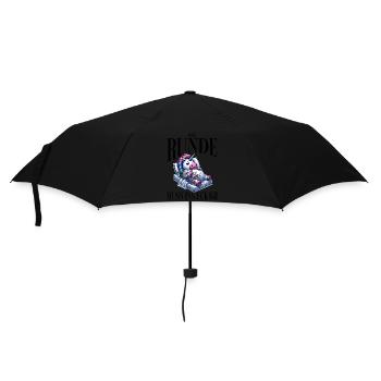 I'm tired so the round has to sleep in the square - Umbrella (small) - black - Front