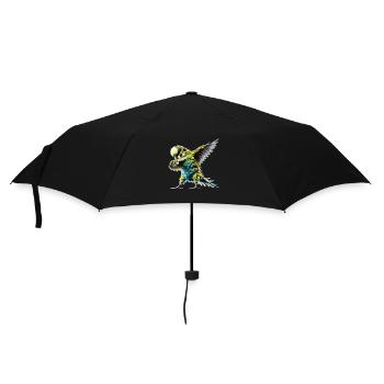 Drôle Dabbing Perruche Oiseau Amoureux des animaux - Parapluie standard - noir - Devant