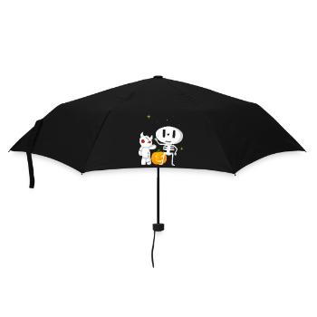 Halloween Society Ghost and Monster - Umbrella (small) - black - Front