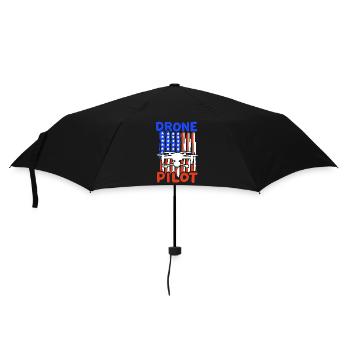 Drohnenpilot Drohne - Regenschirm (klein) - Schwarz - Vorne