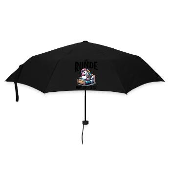 I'm tired so the round has to sleep in the square - Umbrella (small) - black - Front