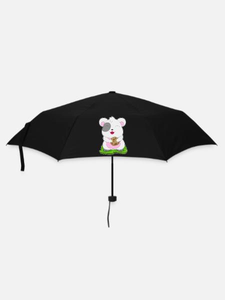 Hamster Cookie - Regenschirm (klein) - Schwarz