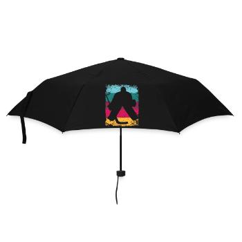 Ice Hockey Players Vintage Ice Hockey - Umbrella (small) - black - Front
