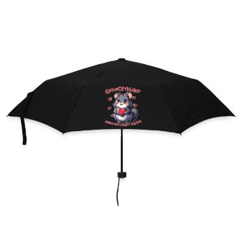 Chinchilla disant drôle de cadeau de chinchilla - Parapluie standard - noir - Devant