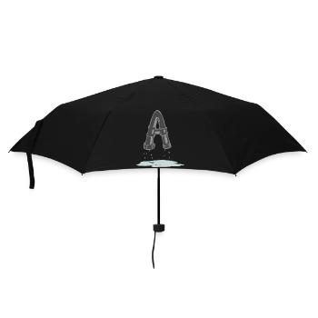 rohr a - Regenschirm (klein) - Schwarz - Vorne