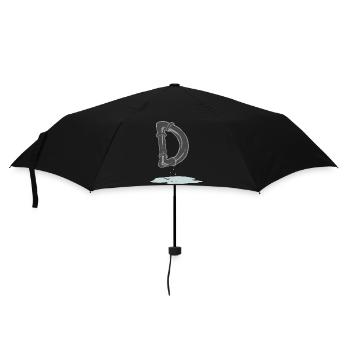 rohr d - Regenschirm (klein) - Schwarz - Vorne