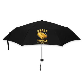 Tamale Mexikanisches Essen Tamale Liebhaber - Regenschirm (klein) - Schwarz - Vorne