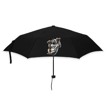 Funny Sloth Chill Out Animal Lover Chilling - Umbrella (small) - black - Front