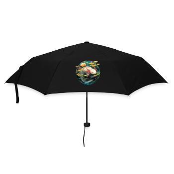 Axolotl - Umbrella (small) - black - Front