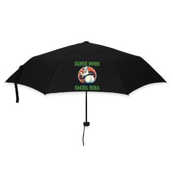 Guess What Ghosts Butt Funny Ghosts Saying - Umbrella (small) - black - Front
