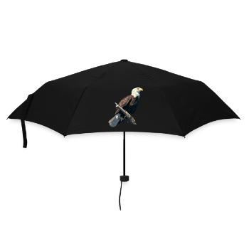 Pygargue à tête blanche Weißkopfseeadler - Parapluie standard - noir - Devant