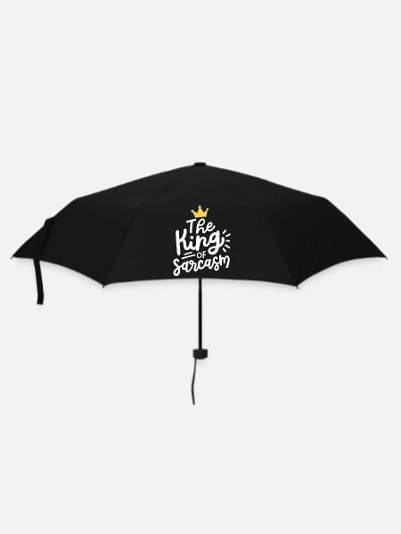 Sarkasmus sarkastisch - Regenschirm (klein) - Schwarz