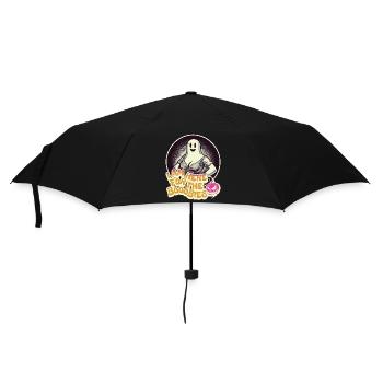 For the Boobies Halloween Costume Funny Saying - Umbrella (small) - black - Front