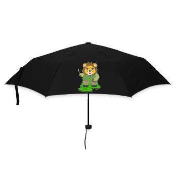 École du Maître Lion Pointeur de Bâtons - Parapluie standard - noir - Devant