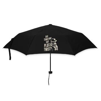 Murder Mystery Dinner Outfit Did Someone Say Plot - Regenschirm (klein) - Schwarz - Vorne