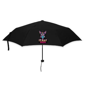Italie 2024 Âne de fête - Parapluie standard - noir - Devant