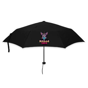 Malle 2024 Âne de fête - Parapluie standard - noir - Devant