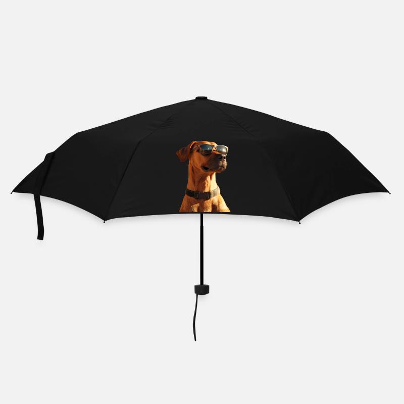 Rhodesian Ridgeback Jagdhund Hunde Stolz Ridgeback - Regenschirm (klein) - Schwarz