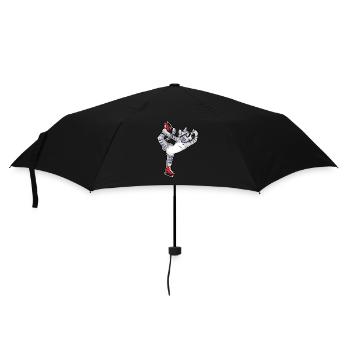Figure Skating - Cat Figure Skating - Umbrella (small) - black - Front